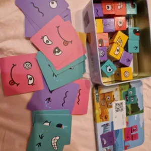 Modtaget Expression Puzzle Building Blocks Game med klokke fra kunde B***v.