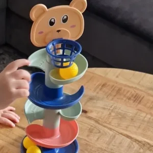 Modtaget Montessori Roterende Spor Rullende Bold Legetøj fra kunde V***y.