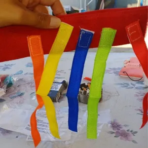 Modtaget Kids Tail Catching Game Belt fra kunde P***o.