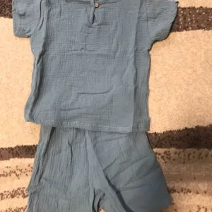 Modtaget børne bomulds T-shirt og shorts sæt fra kunde I***c.