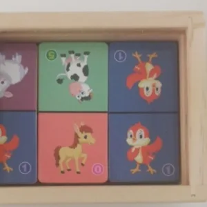 Modtaget Træ Dyr Domino Spil Sæt fra kunde T****y.
