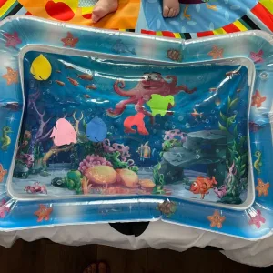 Modtaget oppustelig Tummy Time vandlege måtte fra kunde S*****n.
