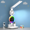 multifunctional desk lamp, reading light, desk lamp with fan, cooling fan, clock display