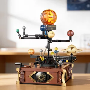 Solsystem-model DIY Byggeklodser til Børn