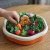 pull carrot toy, carrot pulling toy