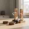 wooden brain teaser puzzle, wooden brain teaser, rope brain teaser