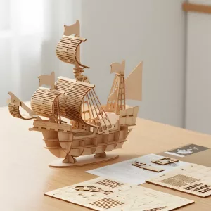 3D Køretøjs-puslespil Træ-byggesæt Legetøj til Børn