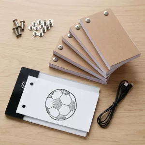 LED-lystegneplade og flipbøger