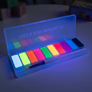 soluble face and body paint, glow in the dark face paint