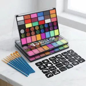 soluble face and body paint, glow in the dark face paint